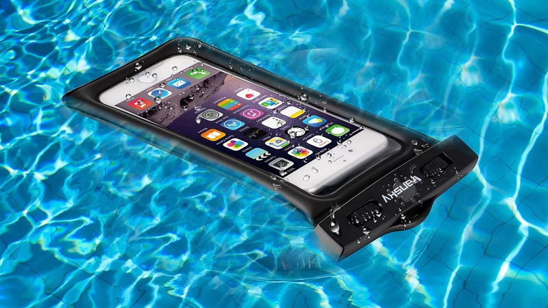 Vansky Floatable Waterproof Dry Bag with Headphone Passthrough, $7 with code SLOD4R07